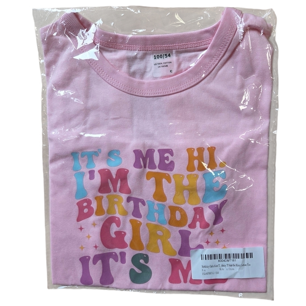 Pink Birthday Girl T-Shirt